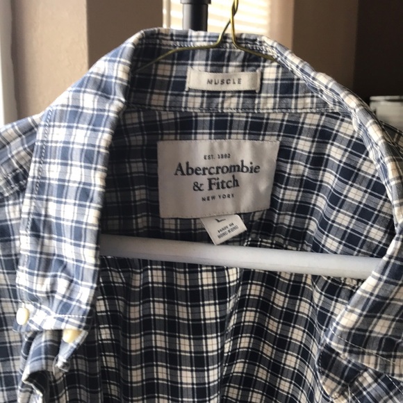 Long sleeve button up plaid A&F - Picture 1 of 2